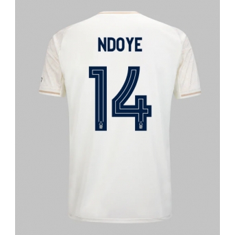 Billige Fotballdrakt Nottingham Forest Dan Ndoye #14 Replika Bortedrakt 2025-26 Kortermet